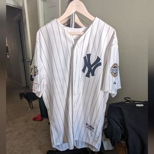 Authentic Majestic New York Yankees Jorge Posada Jersey 2009 World Series